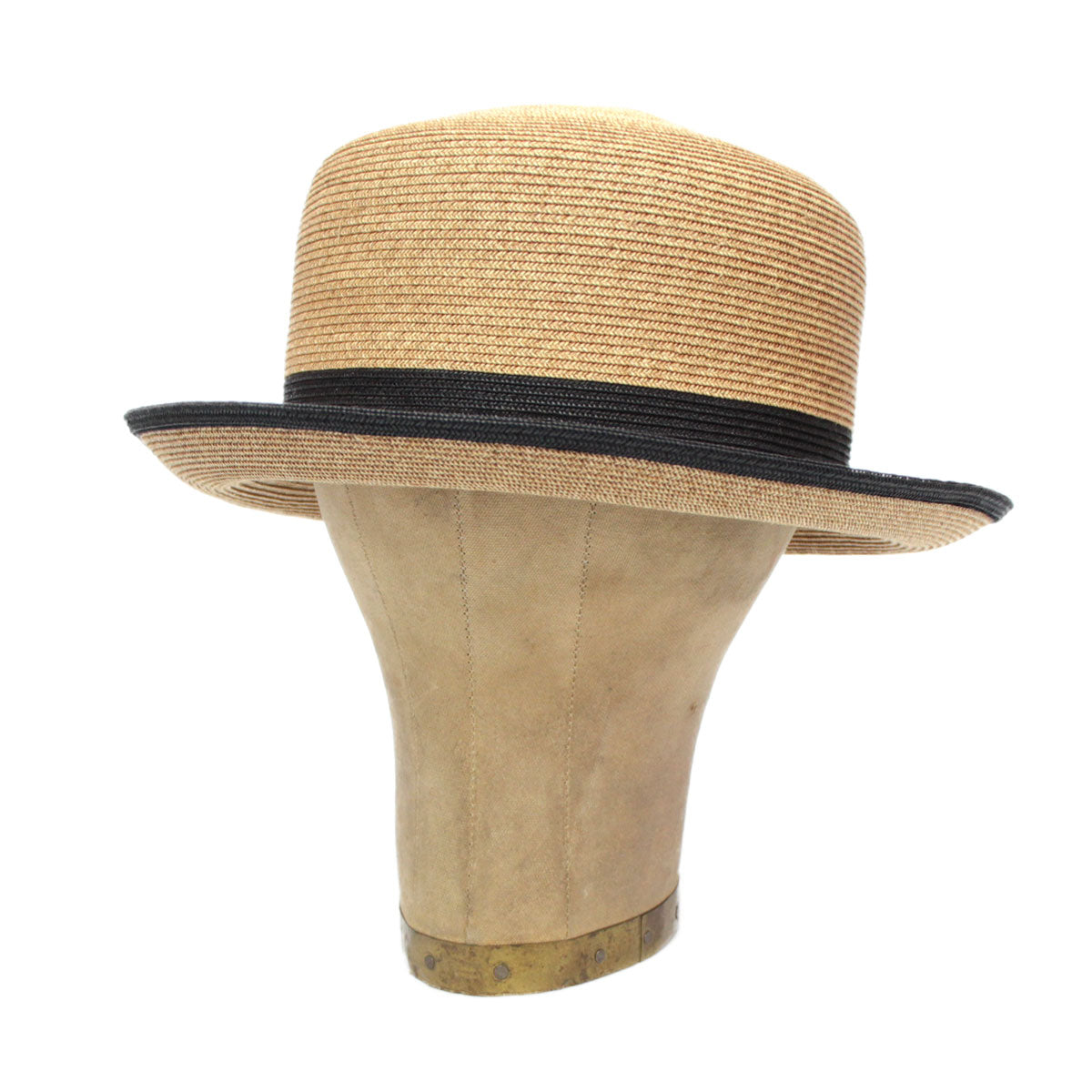 bicolor braid bucket hat