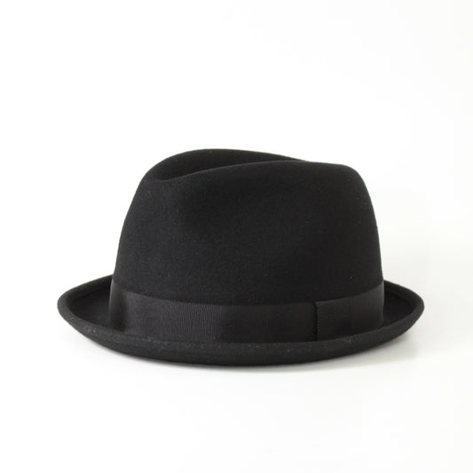 Stingy Brim Fedora Short Brim Wool Felt Fedora