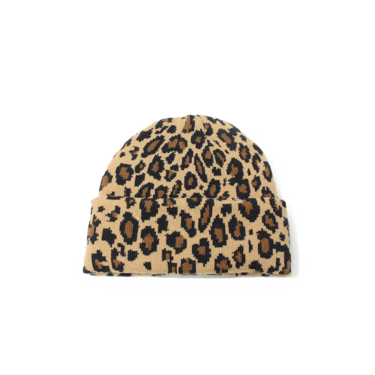 Leopard cuff beanie レオパードビーニー