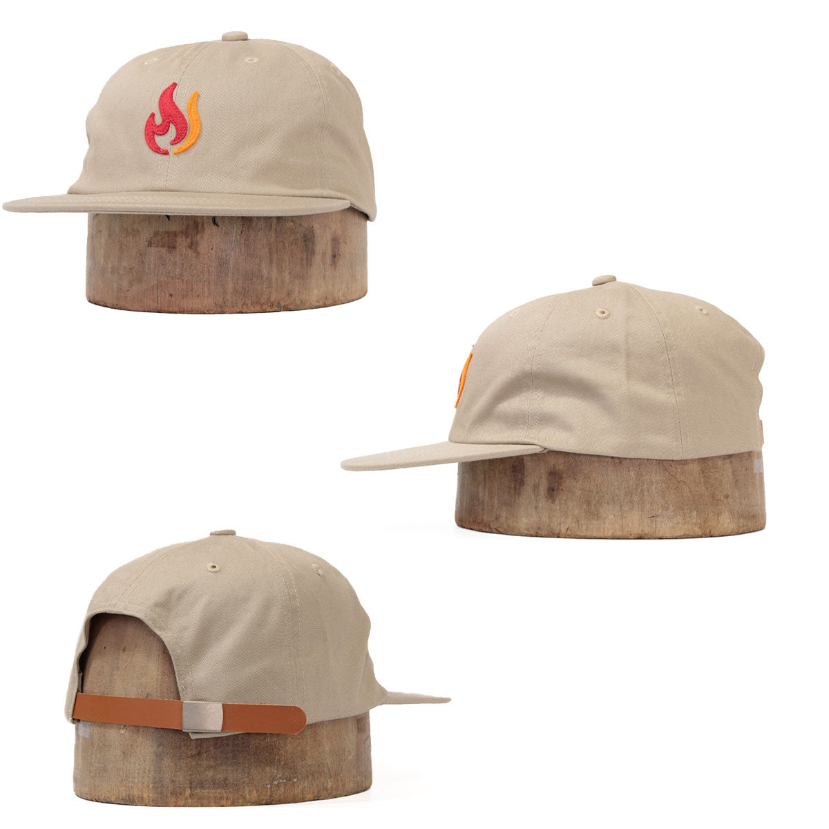 Tomoshibi Cap Cotton Twill Baseball Cap コットンフラットバイザーベースボールキャップ