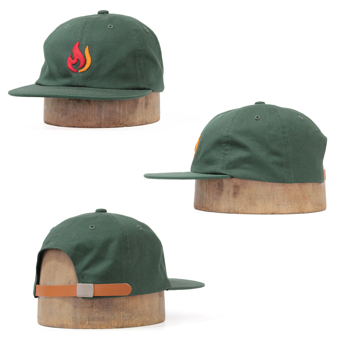 Tomoshibi Cap Cotton Twill Baseball Cap コットンフラットバイザーベースボールキャップ