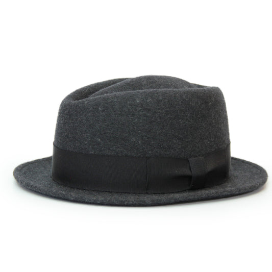 The Blueno Works Diamond Fedora, Mixed Gray