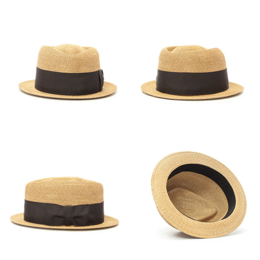 【The Blueno Works】Diamond Fedora w/ wide ribbon