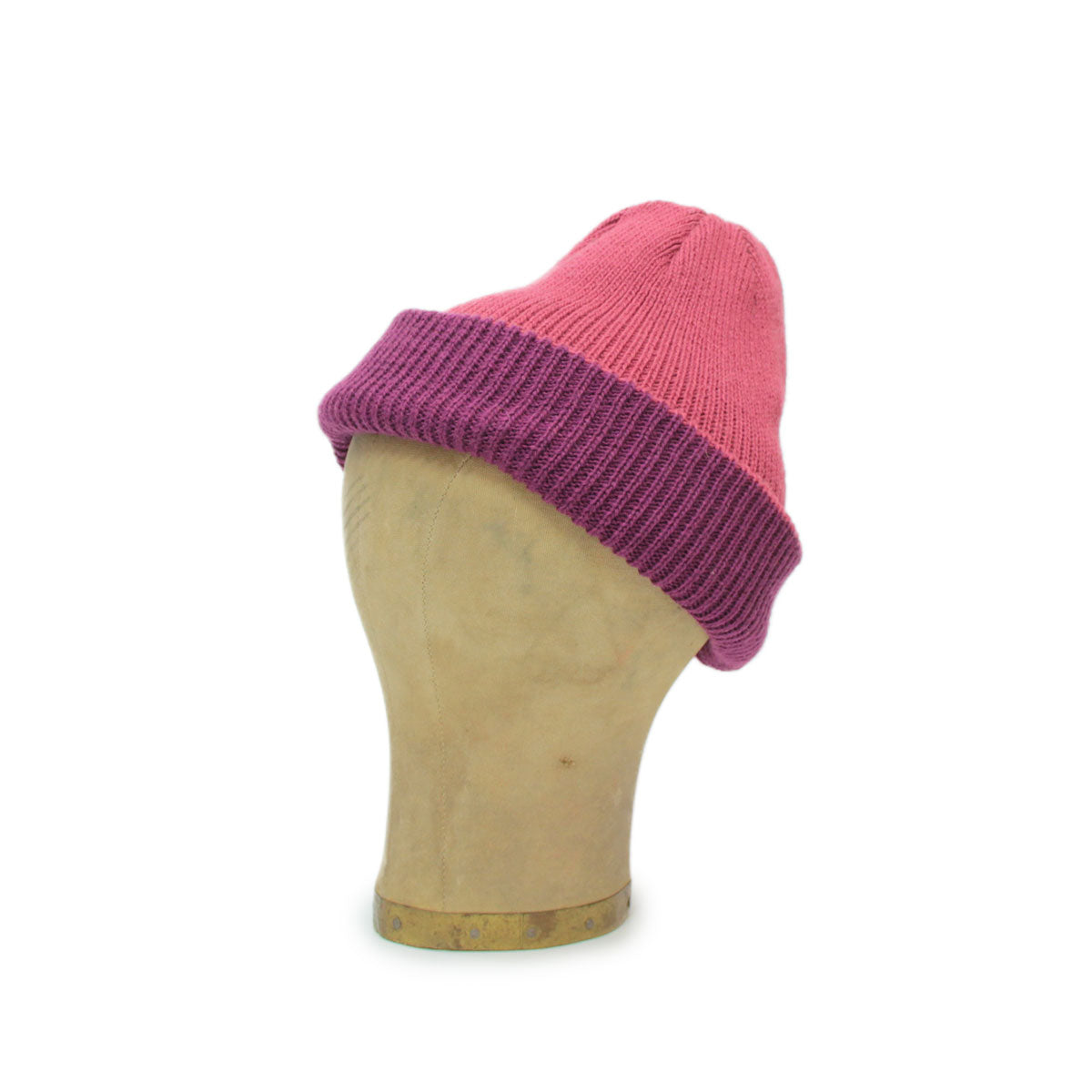 Bicolor Knit Beanie