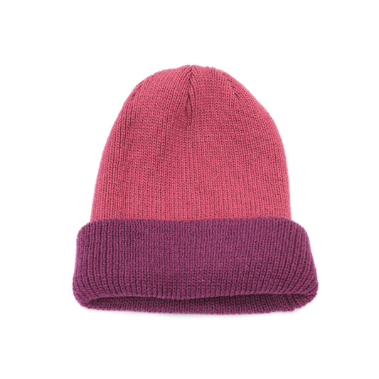 Bicolor Knit Beanie