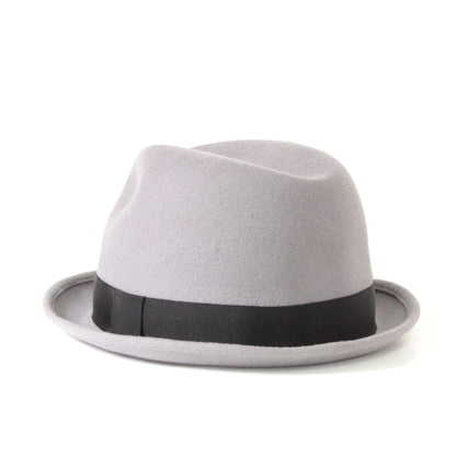 Stingy Brim Fedora ショートブリム ウールフェルト 中折れハット