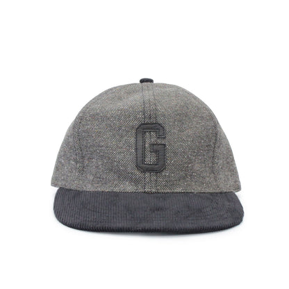 Leather Patch Tweed Cap【G】 /レザーパッチツイードキャップ
