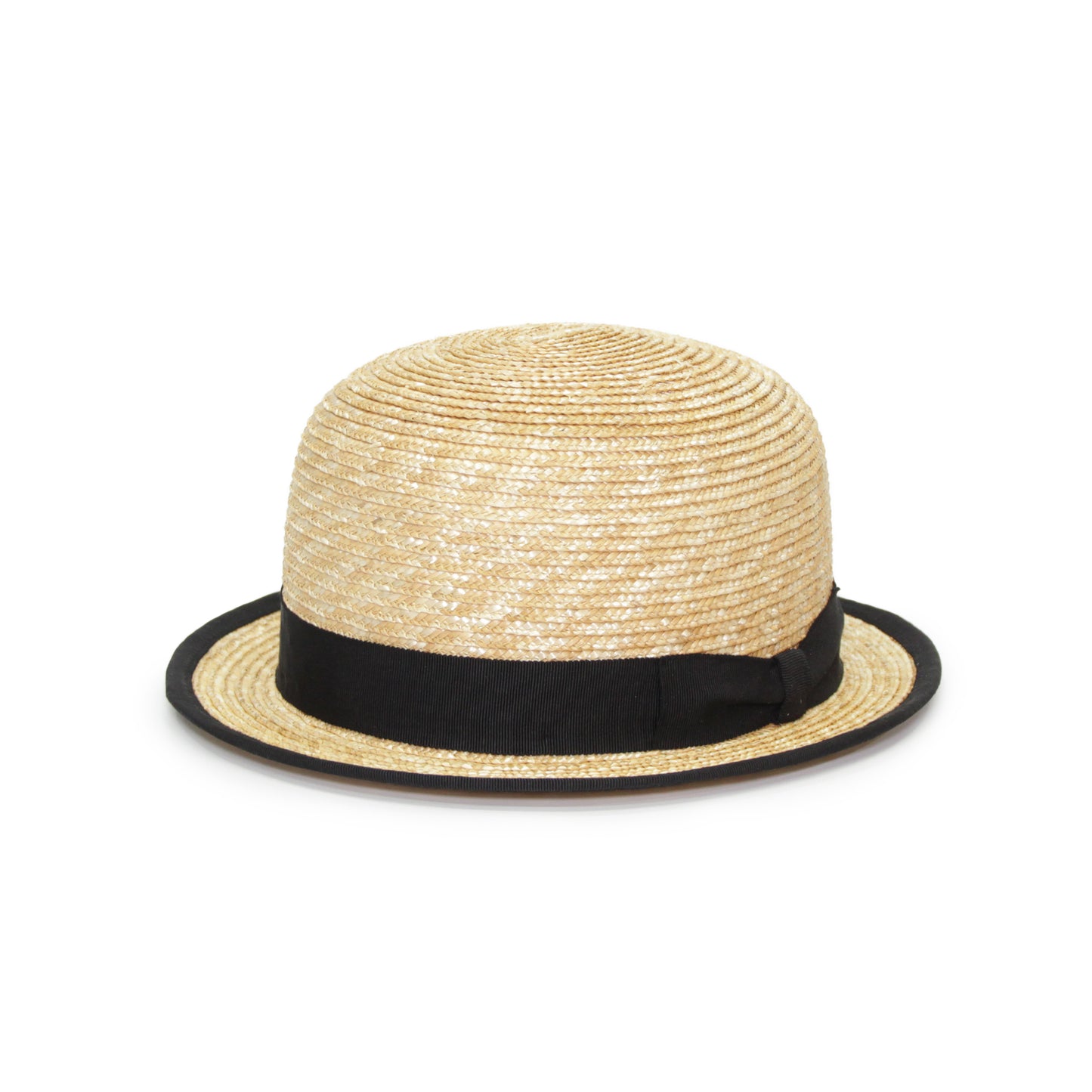 Classic Straw Bowler Hat