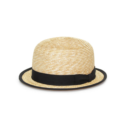 Classic Straw Bowler Hat