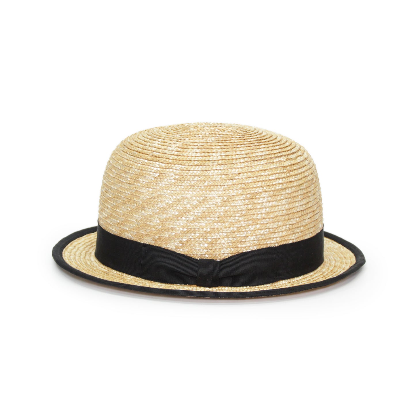 Classic Straw Bowler Hat