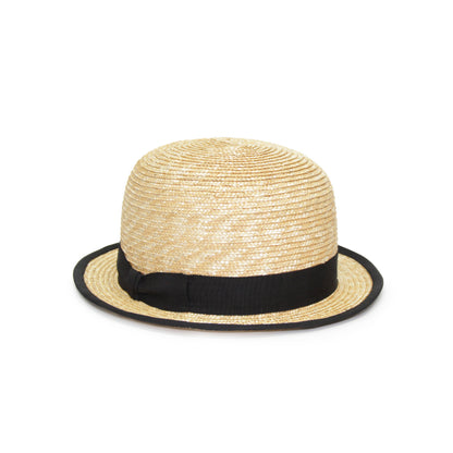 Classic Straw Bowler Hat