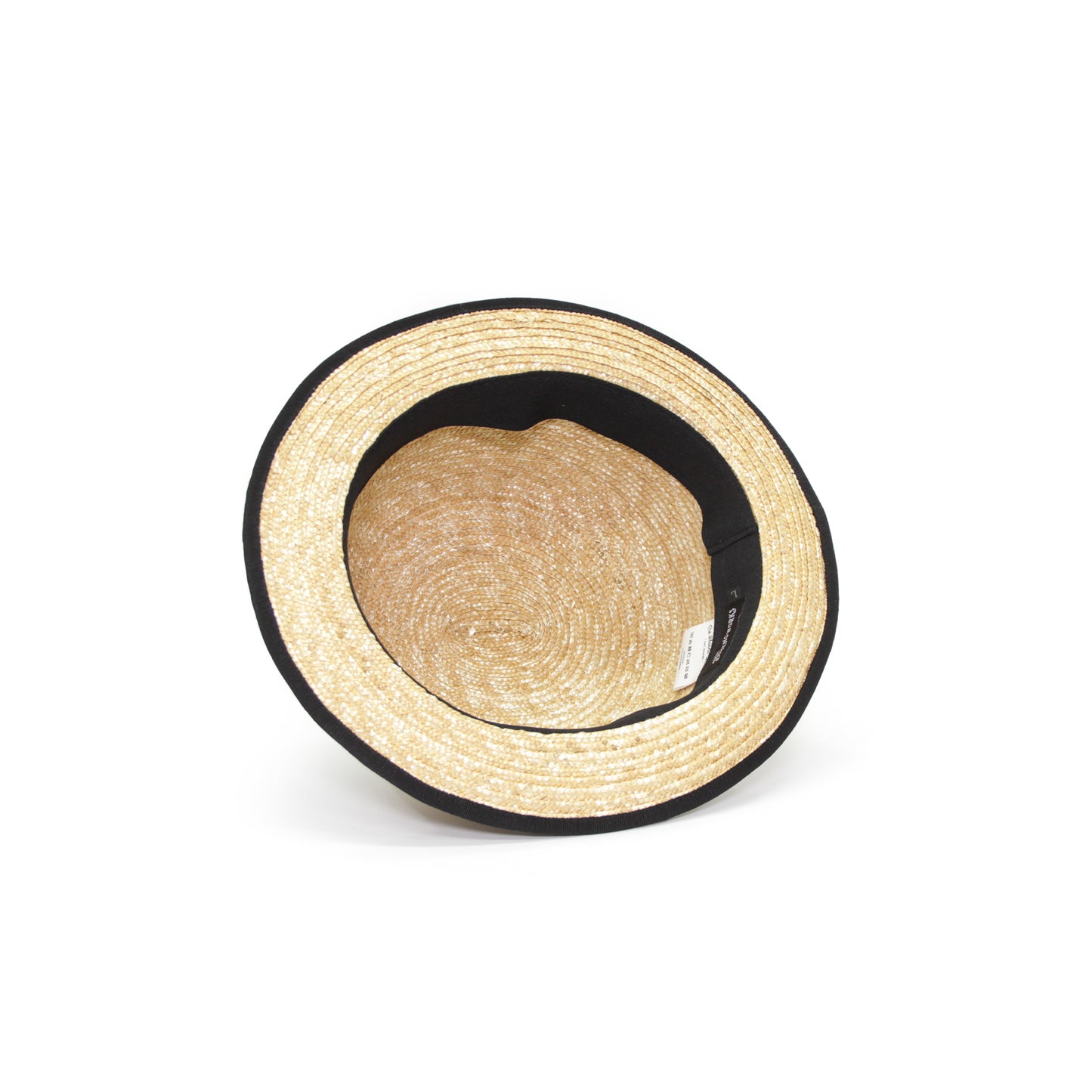 Classic Straw Bowler Hat