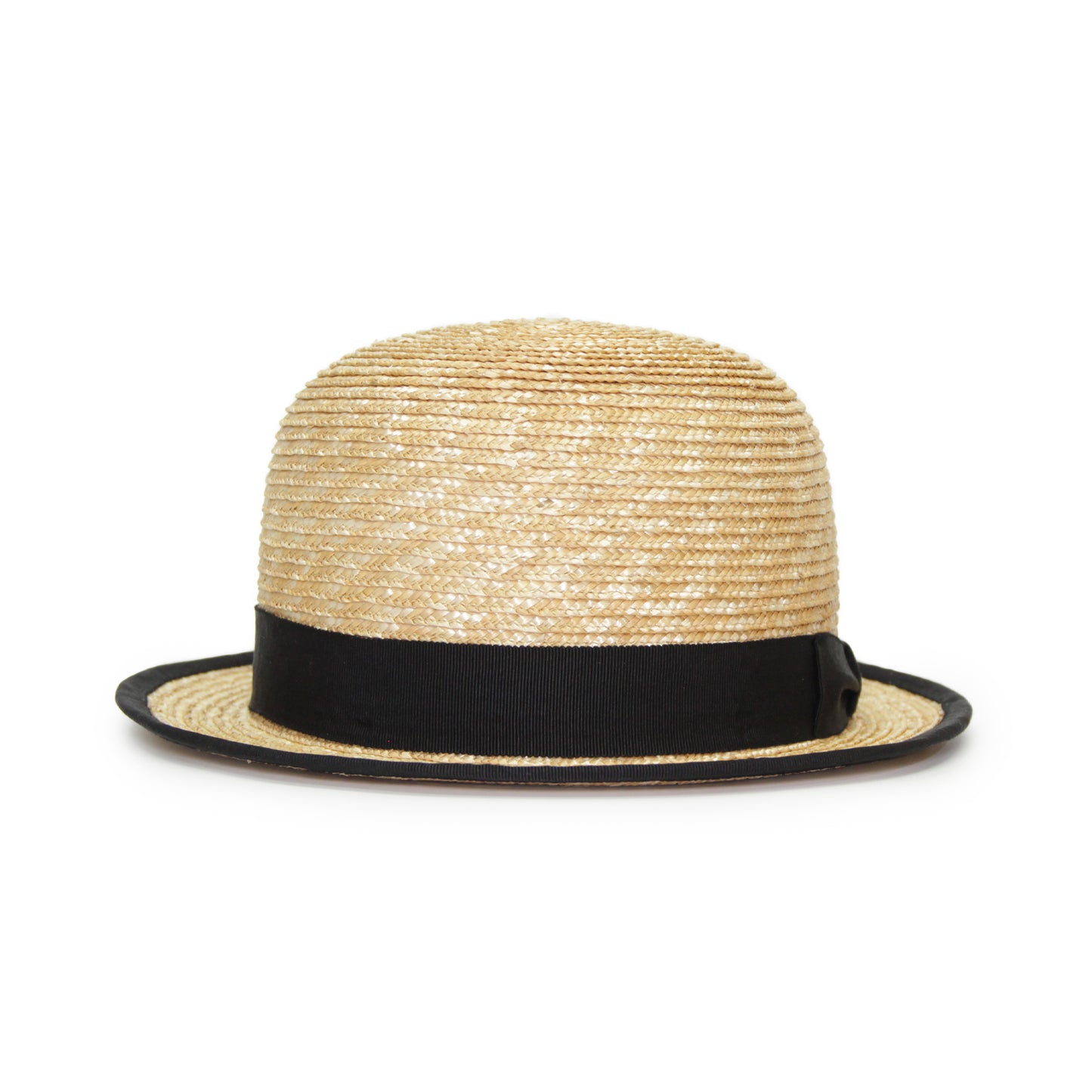 Classic Straw Bowler Hat