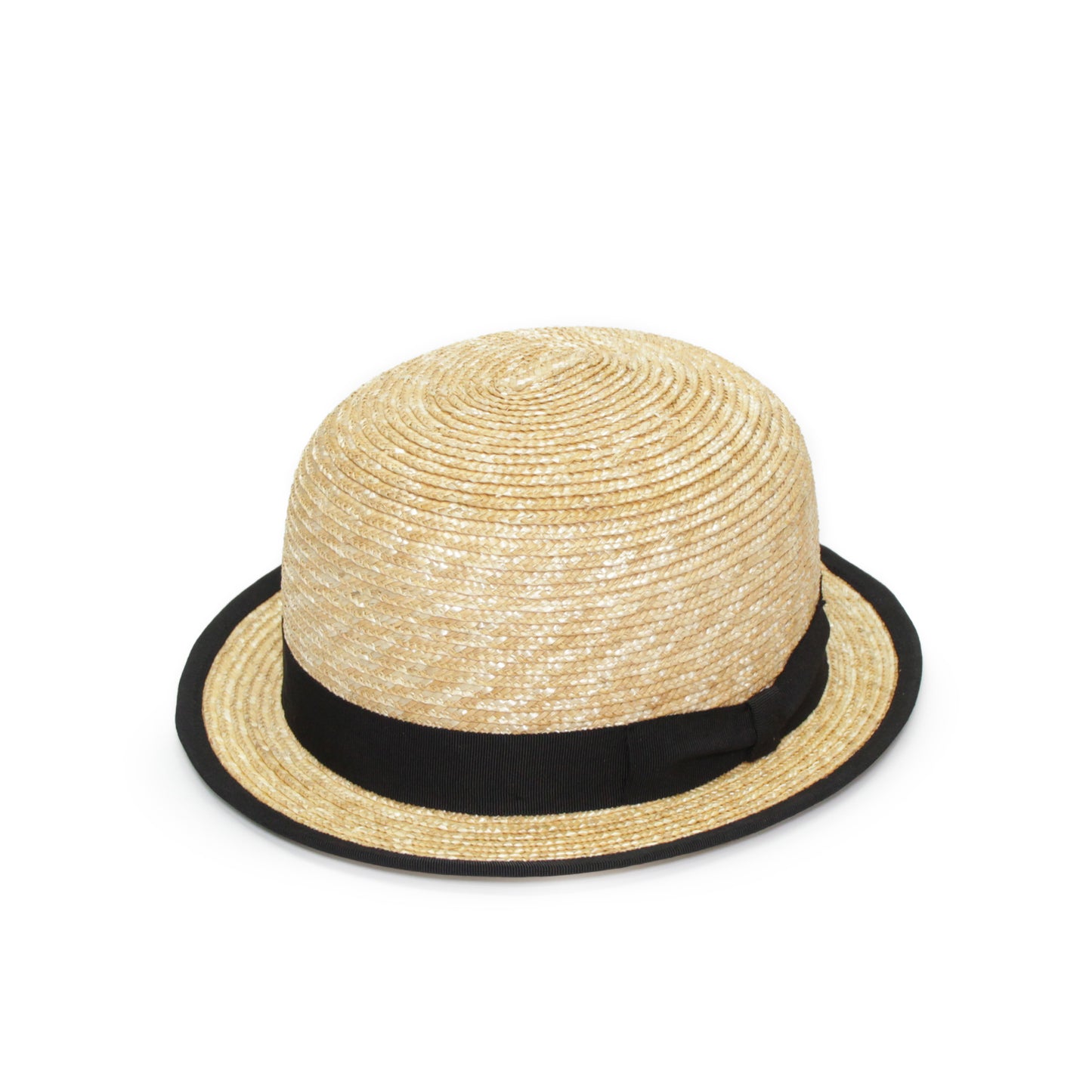 Classic Straw Bowler Hat