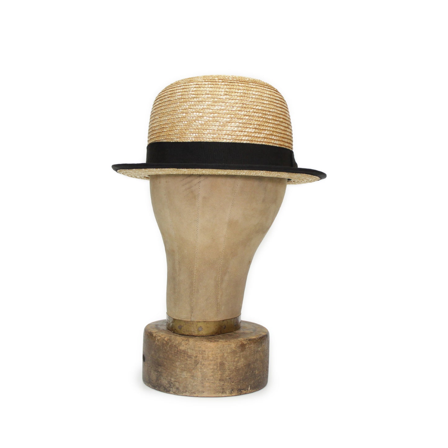 Classic Straw Bowler Hat