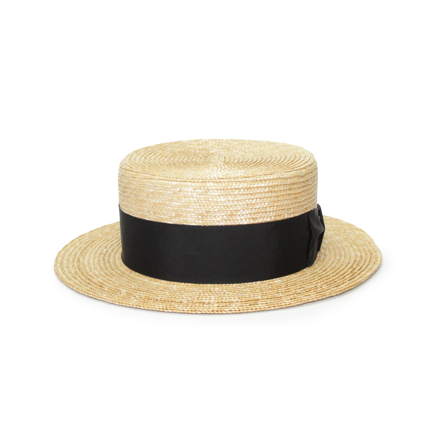Classic straw boater