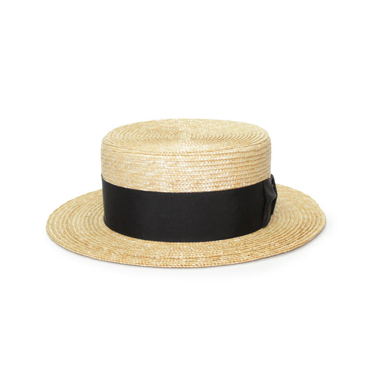 Classic straw boater