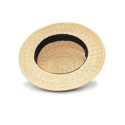 Classic straw boater
