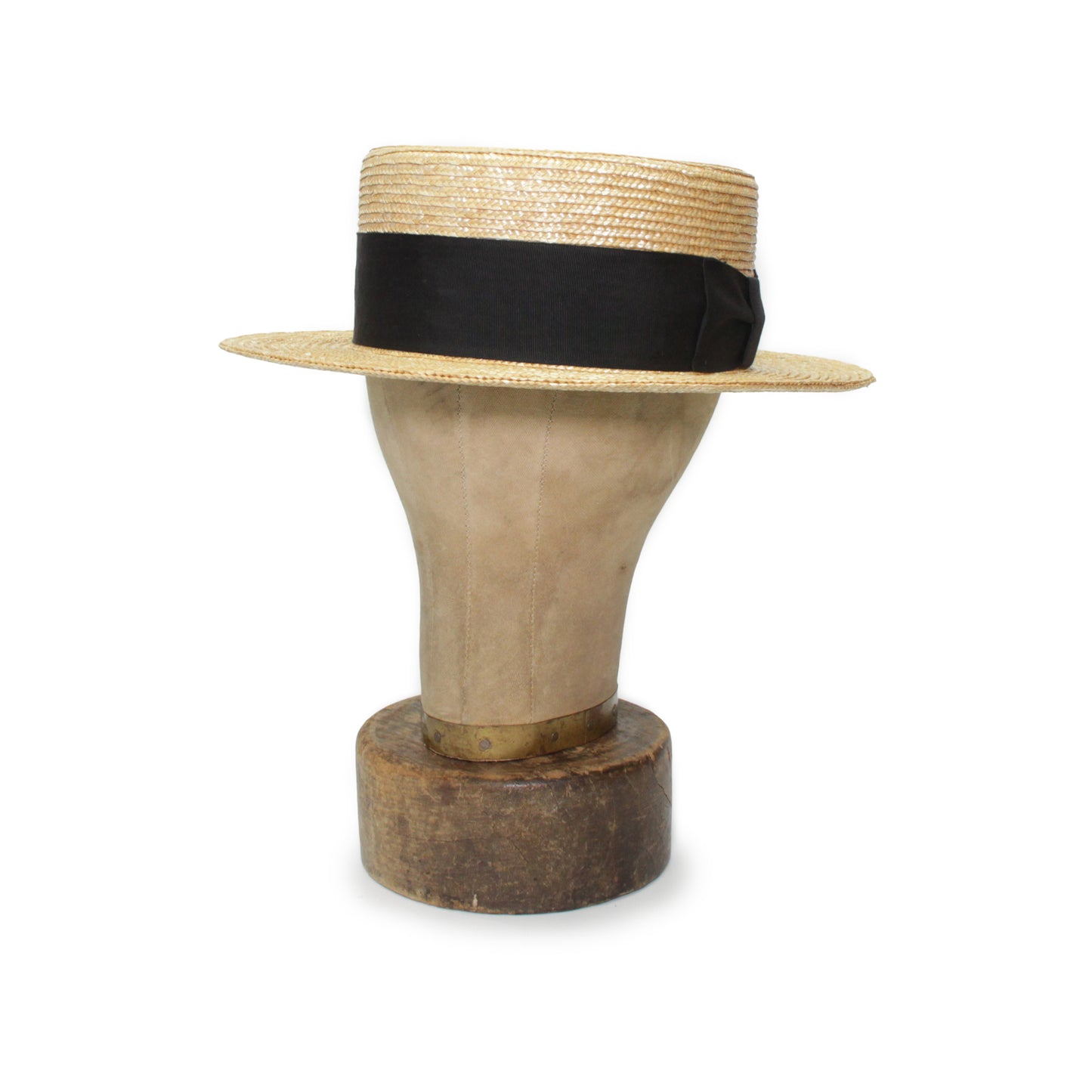 Classic straw boater