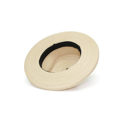 Square fedora hat hemp braid