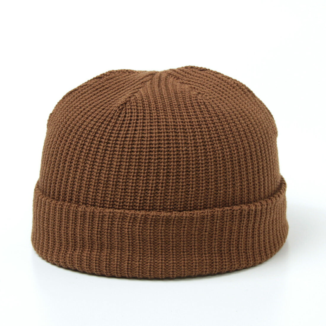 コットン アクリル ショートワッチキャップ ニット帽