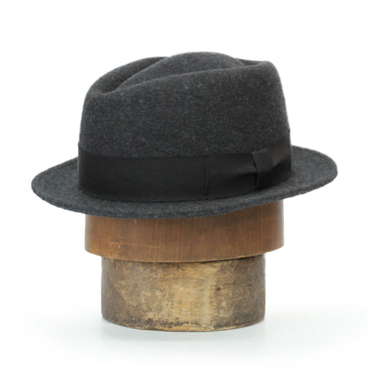 【The Blueno Works】Diamond Fedora ダイアモンドフェドラ ミックスグレー