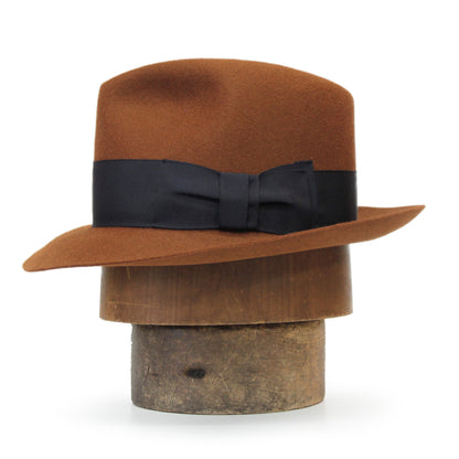 【The Blueno Works】Fur Felt Fedora Open 6