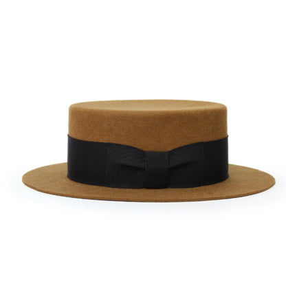 【The Blueno Works】Wool Classic Boater