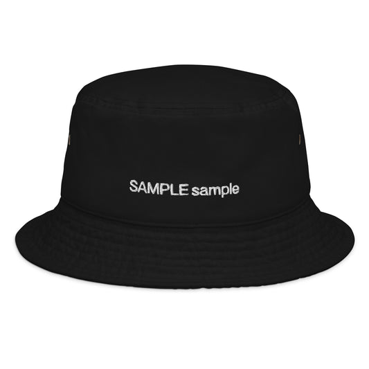 【TEST_２】Custom Embroidery Bucket Hat