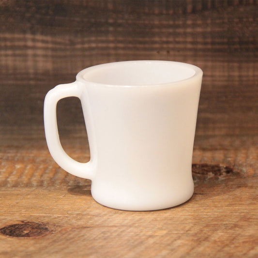 Fireking D-Handle Milk Glass