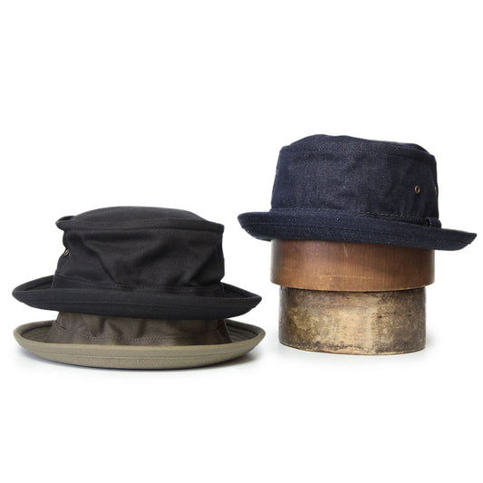 Cotton Porkpie Hat コットンポークパイハット