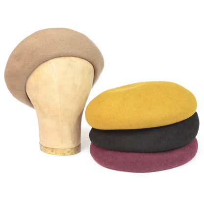 【SALE】Standard Merino Wool Beret mustard