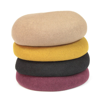 【SALE】Standard Merino Wool Beret mustard