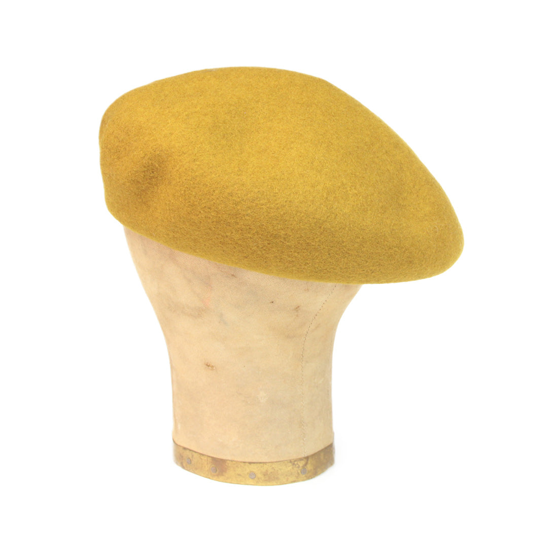 【SALE】Standard Merino Wool Beret mustard